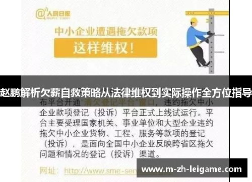 赵鹏解析欠薪自救策略从法律维权到实际操作全方位指导 赵鹏解析欠薪自救策略从法律维权到实际操作全方位指导